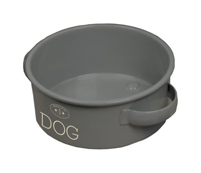 Banbury & co voerbak hond tin 22x7 cm