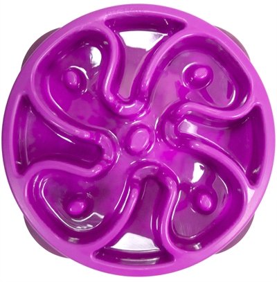 Afbeelding Outward Hound Mini Fun Feeder Flower - Purple door Online-dierenwinkel.eu