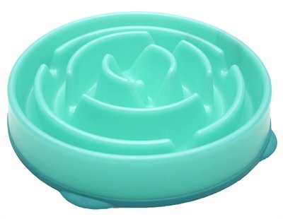 Afbeelding Outward Hound - Fun Feeder Drop - Teal door Online-dierenwinkel.eu