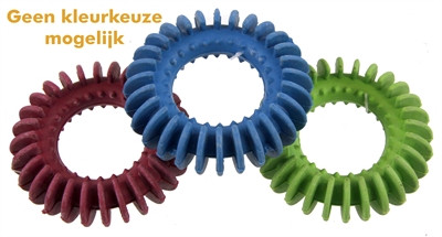 Afbeelding Rubber ribbelring door Online-dierenwinkel.eu