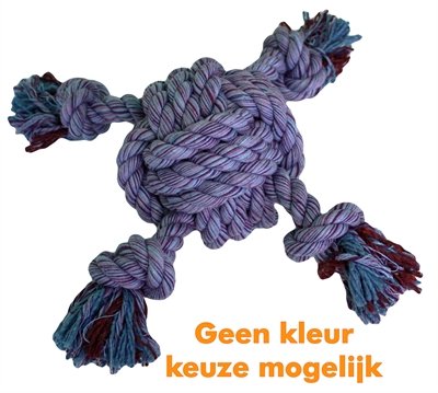 Afbeelding Happy pet king size flosbal 4way tugger xl door Online-dierenwinkel.eu