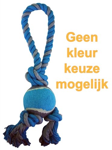Afbeelding Happy pet tennisbal tugger touw assorti door Online-dierenwinkel.eu