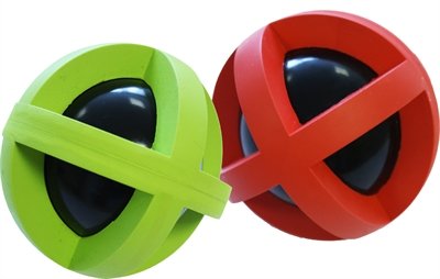 Afbeelding Happy pet boingo bal groen of rood 10x10x10 cm door Online-dierenwinkel.eu