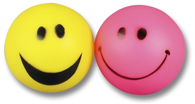 Afbeelding Happy pet vinyl smiley bal door Online-dierenwinkel.eu