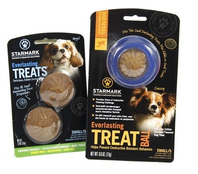 Afbeelding Starmark everlasting voerbal met everlasting treat veggie Small door Online-dierenwinkel.eu