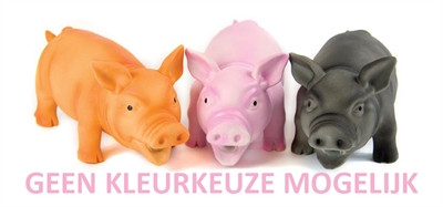 Afbeelding Doggy dolittles piggy latex zwijn assorti 20,5 cm door Online-dierenwinkel.eu