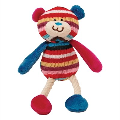 Mr twister tilly teddy pluche floss speelgoed 20 cm