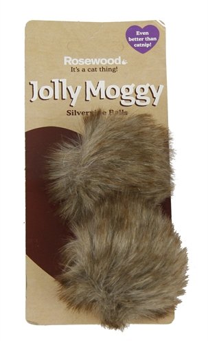 Jolly moggy silvervine ballen 2 st
