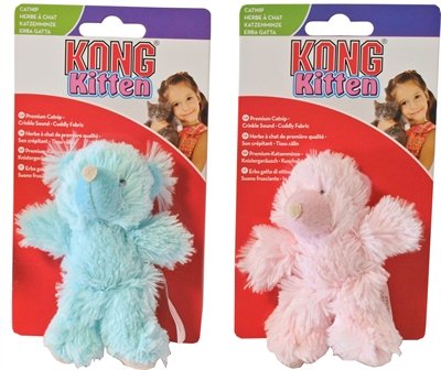 Afbeelding Kong kat kitten teddy bear door Online-dierenwinkel.eu