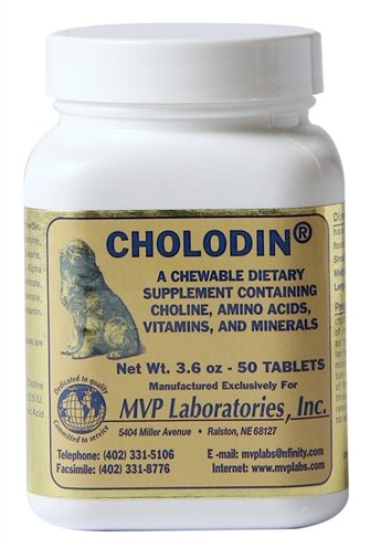 Afbeelding 50 tabletten Cholodin hond door Online-dierenwinkel.eu