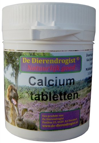 Afbeelding Dierendrogist calcium tabletten door Online-dierenwinkel.eu