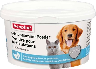 Afbeelding Beaphar Glucosamine Poeder voor hond en kat 300 gram door Online-dierenwinkel.eu