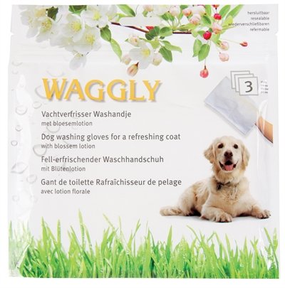 Waggly vachtverfrissende washandjes