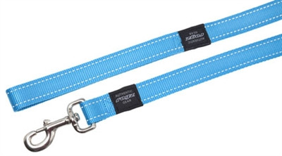 Rogz for dogs lumberjack long lijn turquoise