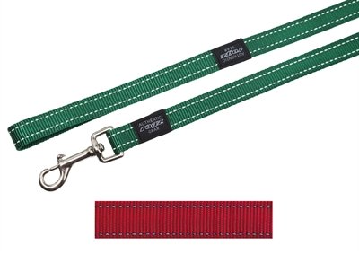 Afbeelding Rogz for dogs fanbelt long lijn rood door Online-dierenwinkel.eu