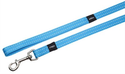 Afbeelding Rogz for dogs snake long lijn turquoise door Online-dierenwinkel.eu