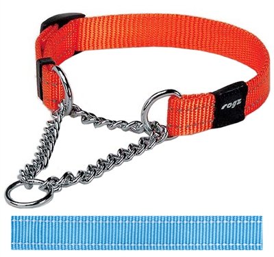 Afbeelding Rogz for Dogs Snake Choker Verstelbaar Turquoise 40 x 1,6 cm door Online-dierenwinkel.eu