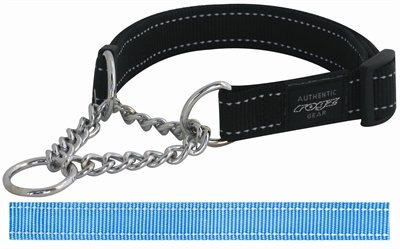 Afbeelding Rogz for Dogs Lumberjack Choker Verstelbaar Turquoise 73 x 2,5 cm door Online-dierenwinkel.eu