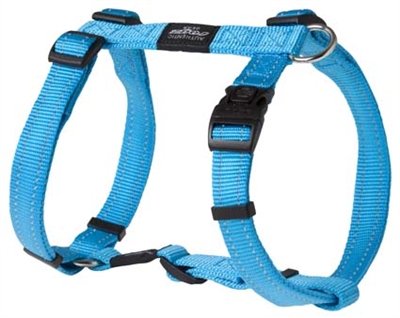 Afbeelding Rogz for Dogs Fanbelt Hondentuig Verstelbaar Turquoise 75 x 2 cm door Online-dierenwinkel.eu