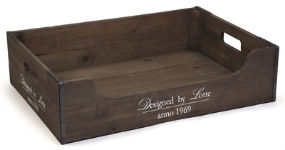 Afbeelding Designed by Lotte - Houten Ligmand 100 x 70 x 25cm door Online-dierenwinkel.eu