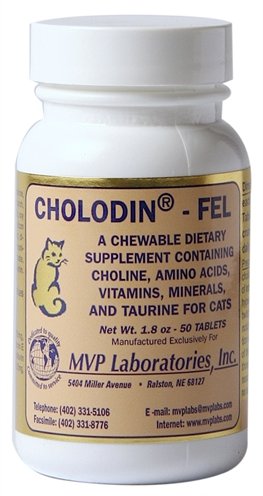 Afbeelding Cholodin kat 50 tabletten door Online-dierenwinkel.eu