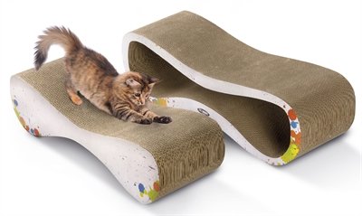 Afbeelding Imac krabpaal minou met catnip 75x25x23 cm door Online-dierenwinkel.eu