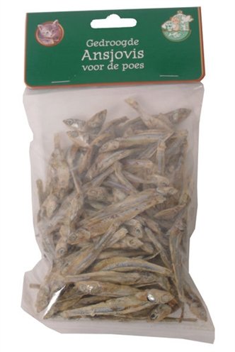 Afbeelding Gedroogde Ansjovis 100 Gr door Online-dierenwinkel.eu