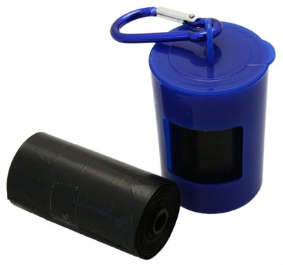 Afbeelding Happy pet poop bag dispenser 2x20 st gratis zakjes 7x4,5x5 cm 2x20 zakjes door Online-dierenwinkel.eu