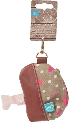 Afbeelding lief! Girls Poepzakdispenser - Taupe door Online-dierenwinkel.eu