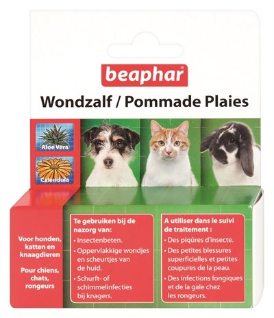 Afbeelding Beaphar Wondzalf voor de hond kat en knaagdier 30 gram door Online-dierenwinkel.eu