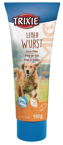 Afbeelding 110 gr Trixie premio leverworstpate tube door Online-dierenwinkel.eu