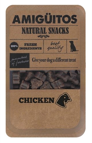 Afbeelding Amigüitos Dog Snack - Kip - 100 gram door Online-dierenwinkel.eu