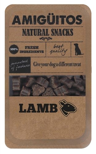 Afbeelding Amigüitos Dog Snack - Lam - 100 gram door Online-dierenwinkel.eu