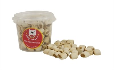 Afbeelding 1 ltr 425 gr Dog treatz mini mergkoekje door Online-dierenwinkel.eu