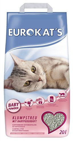 Afbeelding Eurokats Kattenbakvulling Babypoedergeur - Kattenbakvulling - 20 l door Online-dierenwinkel.eu