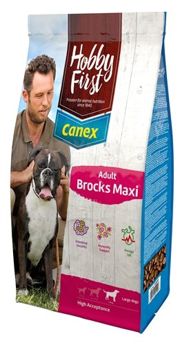 Afbeelding HobbyFirst Canex Adult Brocks Maxi hondenvoer 12 kg door Online-dierenwinkel.eu