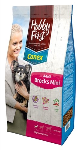 Afbeelding HobbyFirst Canex Adult Brocks Mini hondenvoer 3 kg door Online-dierenwinkel.eu