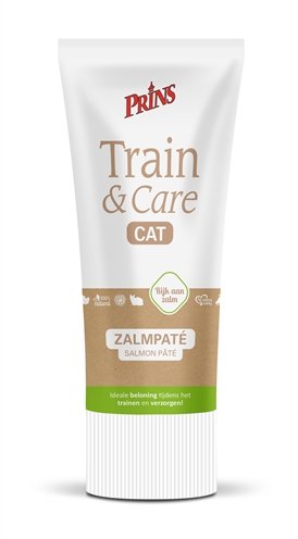 Afbeelding Prins Train & Care Kat zalm 75 gram door Online-dierenwinkel.eu