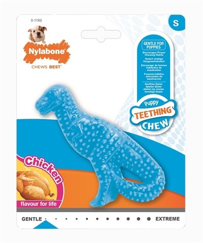 Afbeelding Nylabone Teething Puppy Dinosaur (hondenras tot 11 kg) door Online-dierenwinkel.eu