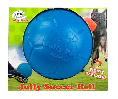 Afbeelding Jolly Soccer Ball Large (8") 20 cm - Oceaan blauw door Online-dierenwinkel.eu