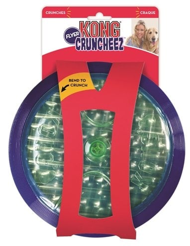 Afbeelding Kong cruncheez flyer frisbee 21,5x21,5x2,5 cm door Online-dierenwinkel.eu