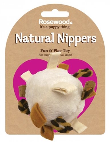 Afbeelding Rosewood natural nippers loopy fun bal 10x10x10 cm door Online-dierenwinkel.eu