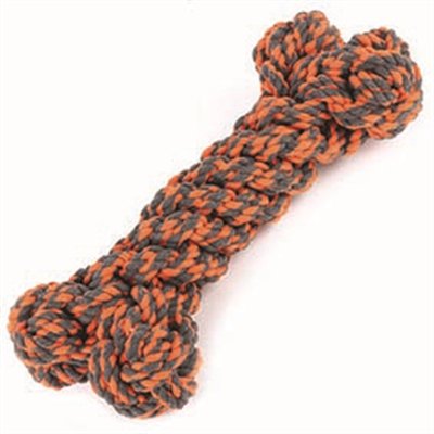 Afbeelding Happy pet nuts for knots extreme bot grijs / oranje 40x18x10 cm door Online-dierenwinkel.eu