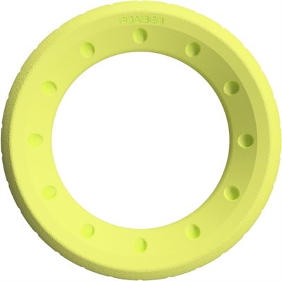 Afbeelding Foaber roll ring foam / rubber groen 16x3 cm door Online-dierenwinkel.eu