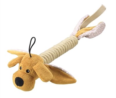 Afbeelding House of paws pluche hond met flos 45x7x7 cm door Online-dierenwinkel.eu