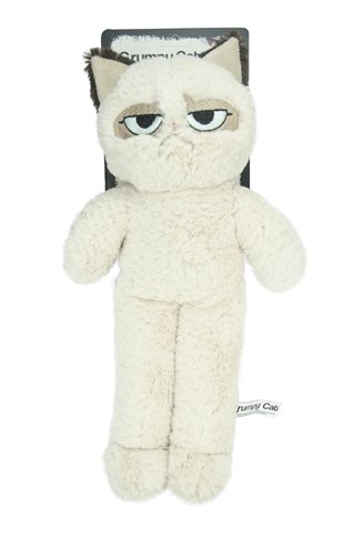 Afbeelding Grumpy cat pluche kat voor de hond 38x20x7 cm door Online-dierenwinkel.eu