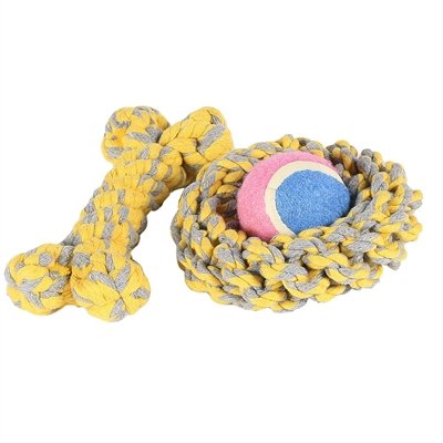 Afbeelding Little rascals speelset flos bot / flos ring / bal assorti door Online-dierenwinkel.eu