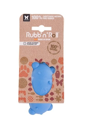 Rubb'n'roll drijvende cluster blauw 10 cm