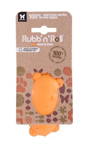 Afbeelding Rubb'n'roll drijvende cluster oranje 10 cm door Online-dierenwinkel.eu