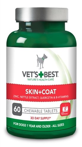 Afbeelding 60 tbl Vets best skin+coat hond door Online-dierenwinkel.eu